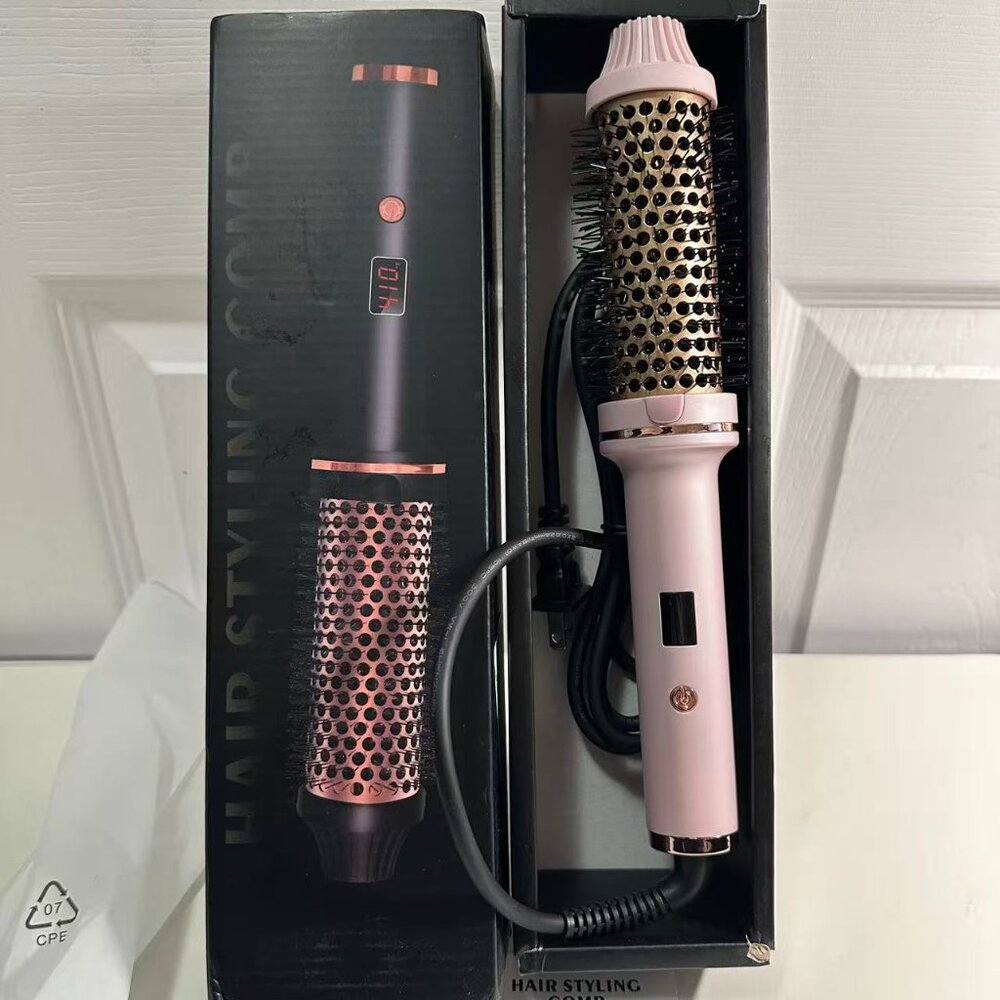 Beauty Thermal Brush 3-in-1 Pro Negative Ion Two PTC Heaters Thermal Brush - Picture 6 of 8